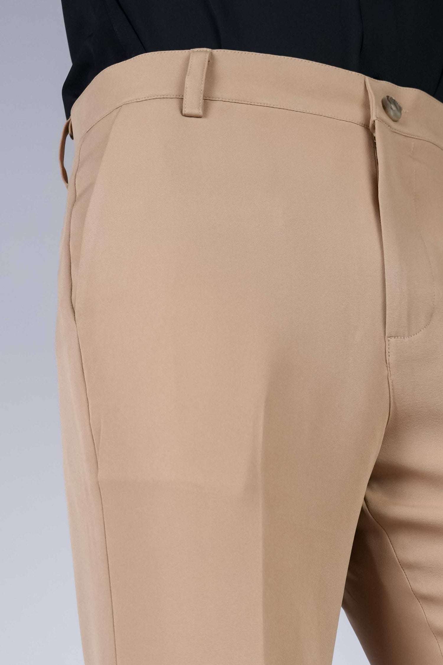 Fawn Solid Boot Cut Fit Pants