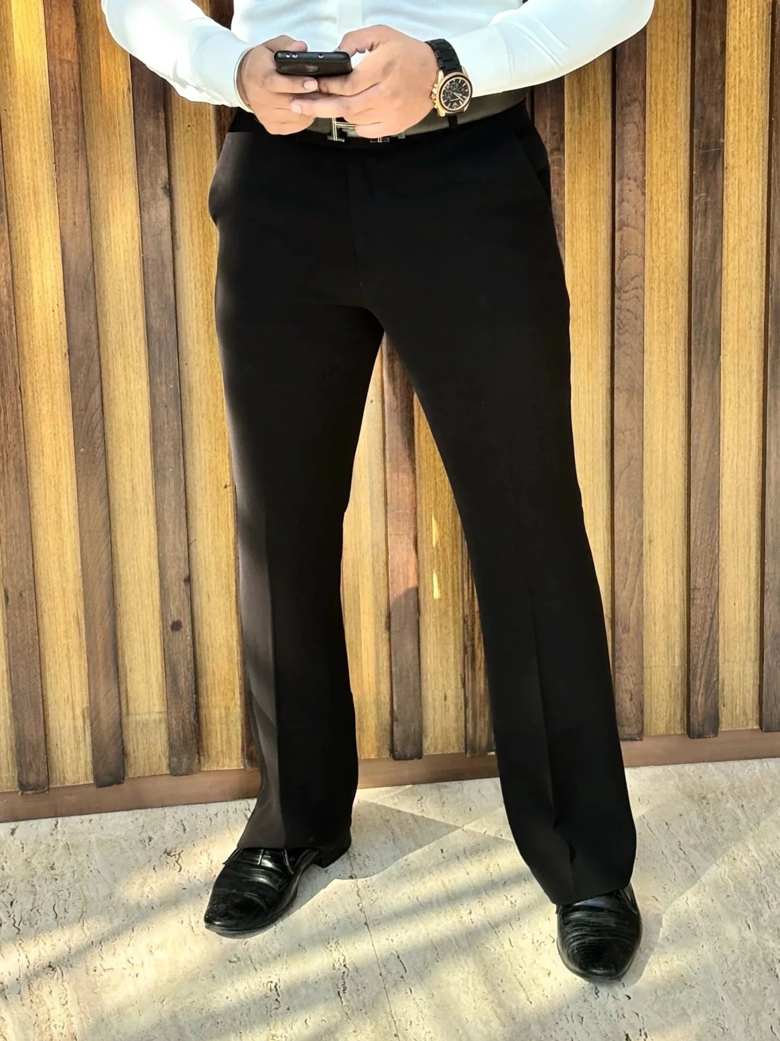 Japanese Bootcut Trouser - Black