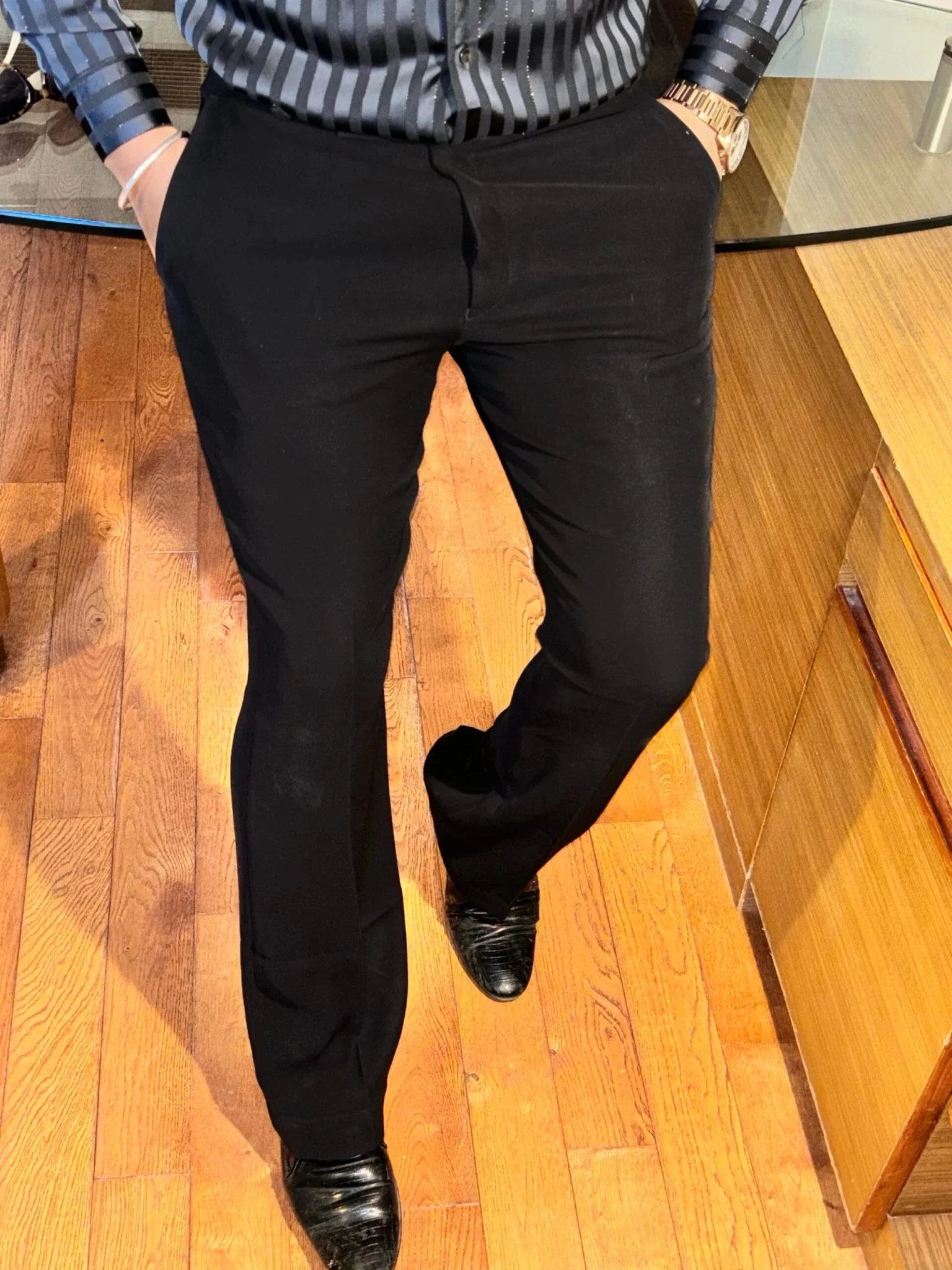 Japanese Bootcut Trouser - Black