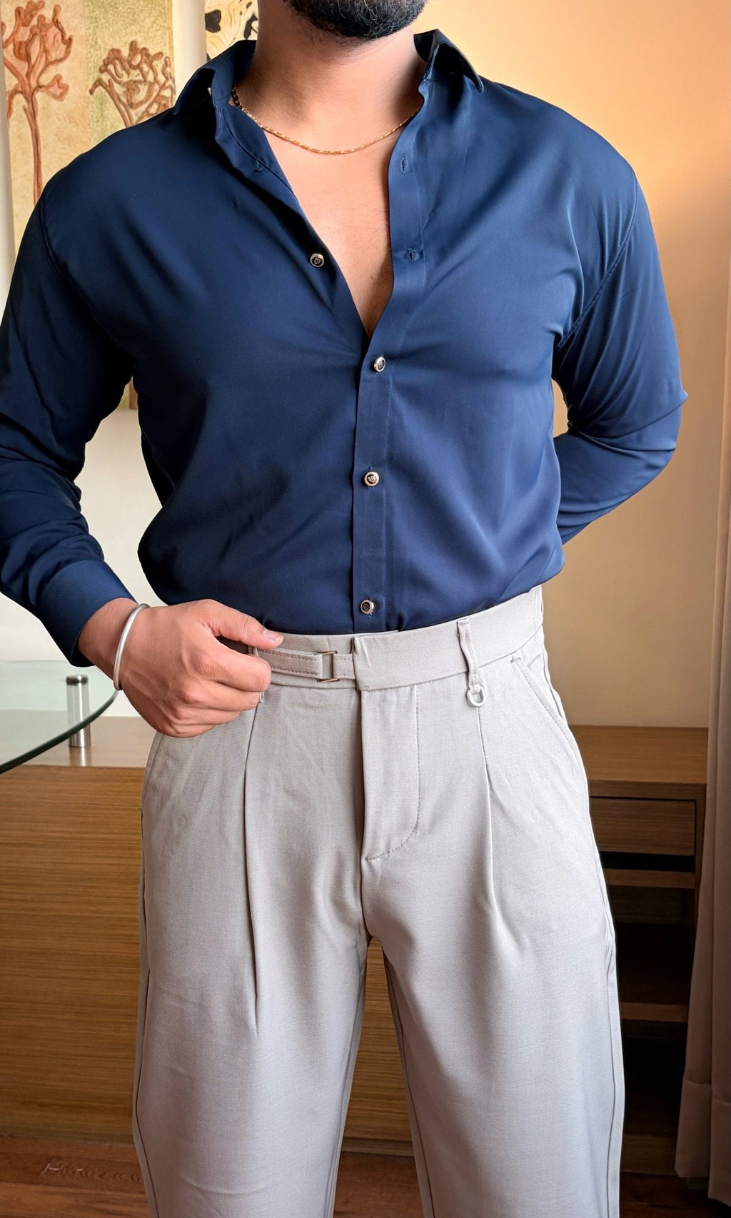 Signature Formal Gurkha Pants - BEIGE